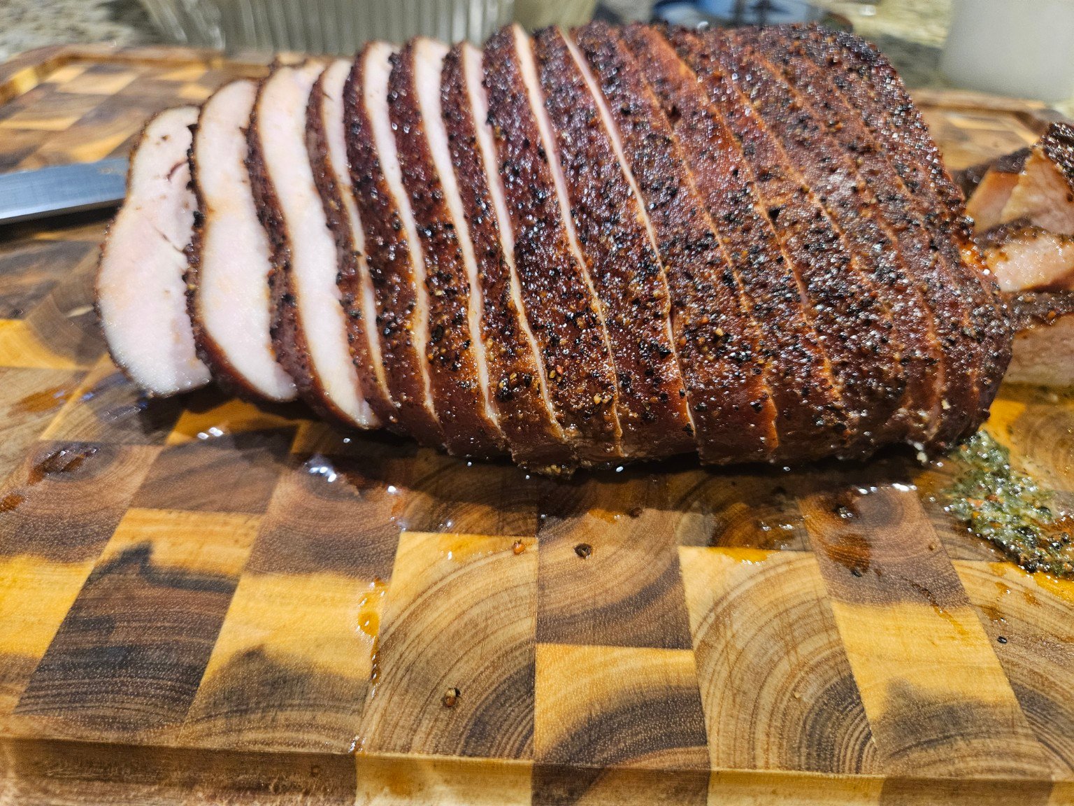 Skatts BBQ sliced smoked turkey breast catering